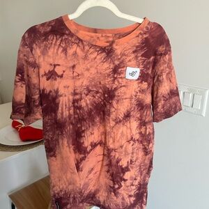 Dutch Bros Tie-Dye T-Shirt - Orange and Brown